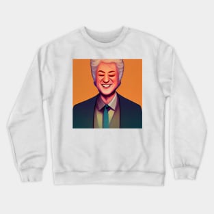 Laughing Bill Clinton | President of the United States | Comics style Crewneck Sweatshirt